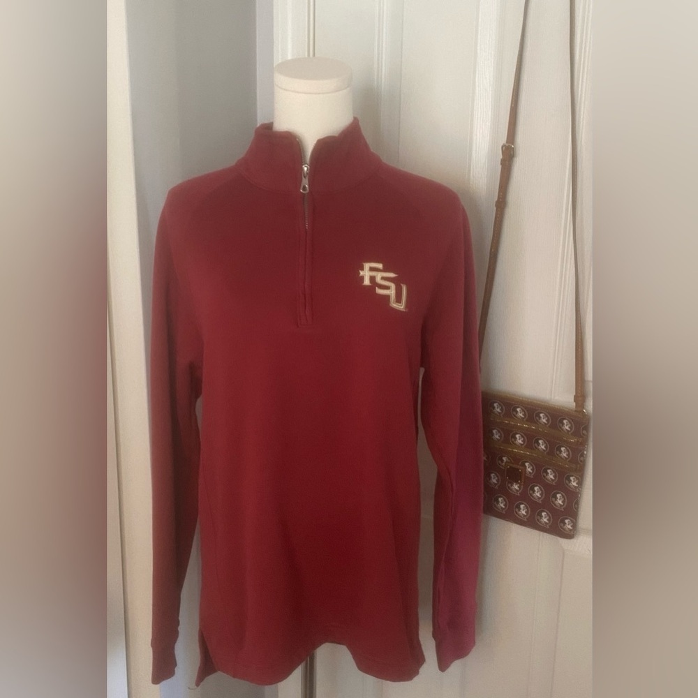 Gear For Sports Maroon Quarter-Zip Sweatshirt